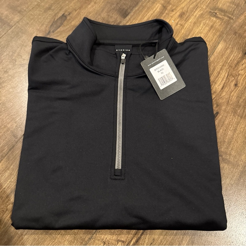 COPY - NWT MEN'S XL MENS SLEEVLESS DUNNING GOLF 1/4 ZIP PULLOVER VEST)